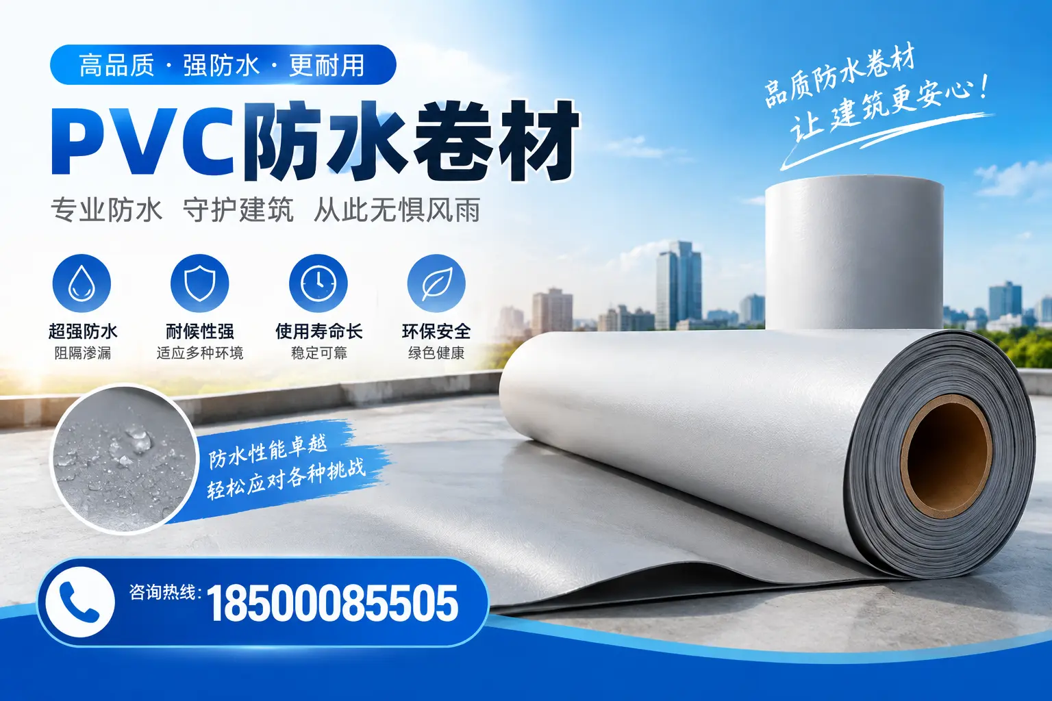 如何选择高质量的PVC防水卷材？张掖消费者必看指南